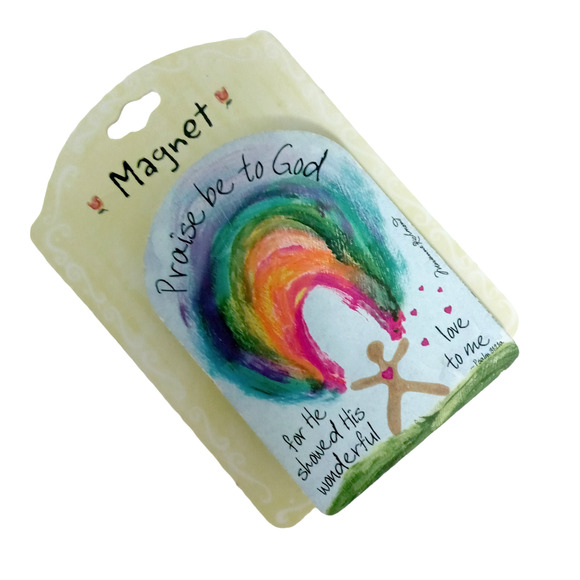 Praise Be To God Magnet – Christian Vintage - Picture 9 of 14